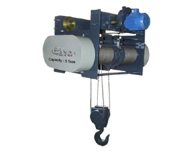 PMI Non Flame Proof Trolley Suspended 6 m Lift Electric Wire Rope Hoist_0