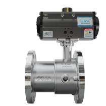 AIRA 15 mm Actuator Cast Iron Ball Valves Flanged Single Piece Jacketed_0
