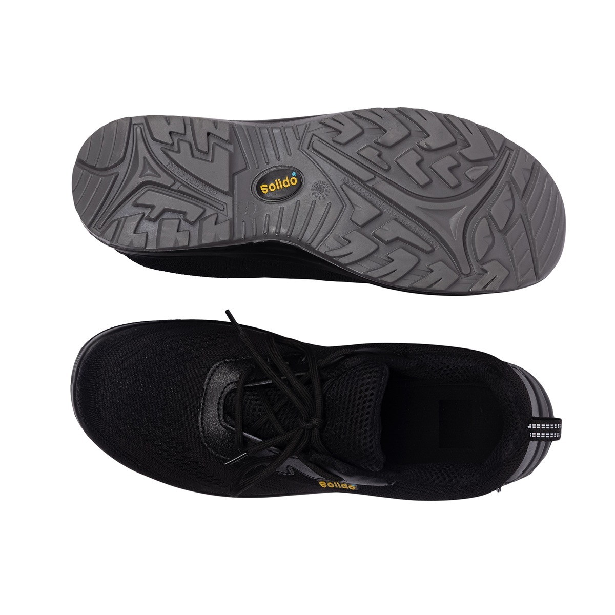 L&T SuFin Brand - Solido SportX SE07 Flyknit Composite Toe Safety Shoes Black_3