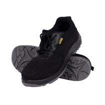 L&T SuFin Brand - Solido SportX SY07 Flyknit Fiber Toe Safety Shoes Black_0