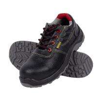 L&T SuFin Brand - Solido Premium Low Ankle SY09 Split Barton Print Composite Toe Safety Shoes Black_0