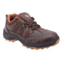 Hillson Swage 1904 Synthetic Leather Steel Toe Safety Shoes Brown_0