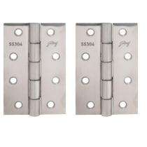 Godrej Stainless Steel Plain Joint Door Hinges 100 x 75 x 3 mm 2709_0