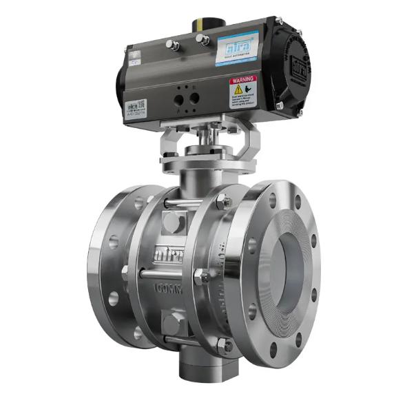 AIRA 100 mm Actuator Cast Steel Ball Valves Flanged CBB_1