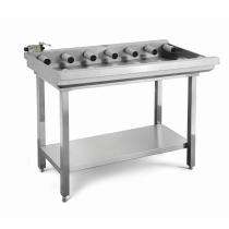 Washmatic Roller Stainless Steel Table 1100 x 650 x 150 mm Silver_0