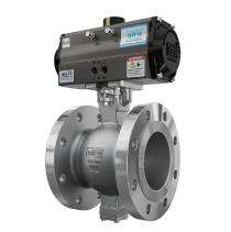 AIRA 100 mm Actuator Cast Iron Ball Valves Flanged_0