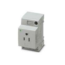 Phoenix 15 A Grey 3 Pin Plug Electrical Sockets_0