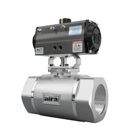 AIRA 50 mm Actuator Cast Iron Ball Valves Screwed_1