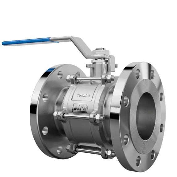 AIRA 100 mm Manual Cast Steel Ball Valves Flanged_1
