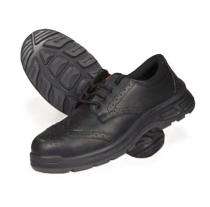 ZAPATO #20101 S3 SR Full Grain Haircell Leather Composite Toe Safety Shoes Black_0