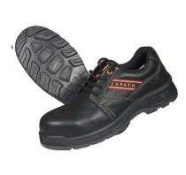 ZAPATO #20109 S3 SR Full Grain Haircell Leather Steel Toe Safety Shoes Black_0