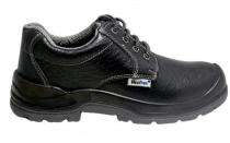 Leather Steel Toe Safety Shoes Black_0