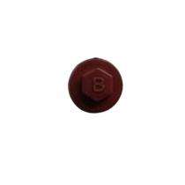 PVC 12 mm Screw Cap Cherry Red 1000 piece_0