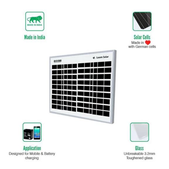 LOOM SOLAR 10 W Polycrystalline Solar Panel_2