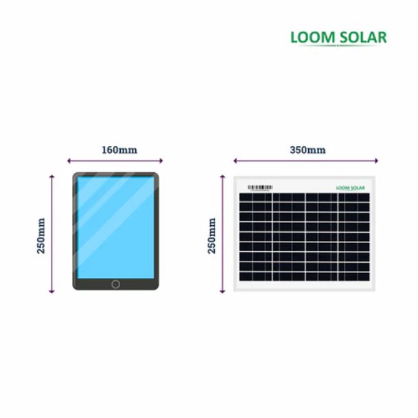 LOOM SOLAR 10 W Polycrystalline Solar Panel_3