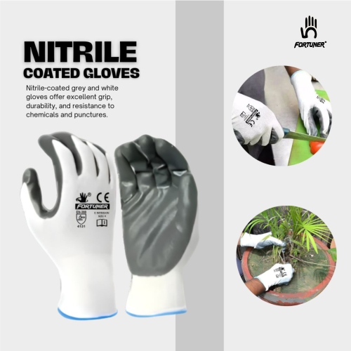 Fortuner High Performance Polyethylene Nylon Safety Gloves L_1