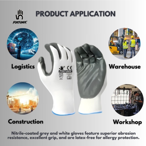 Fortuner High Performance Polyethylene Nylon Safety Gloves L_3