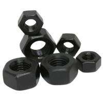 SIF M10 Hexagon Head Nuts High Tensile Steel 10 Auto Black ISO 9001_0
