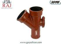 RPMF Cast Iron Door Y Tees 100 mm_0