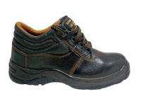 Leather Steel Toe Safety Shoes Black_0