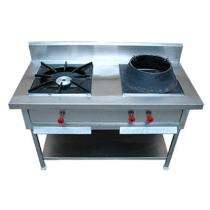 CG-2 2 Burners Commercial Gas Stove Stainless Steel Silver_0