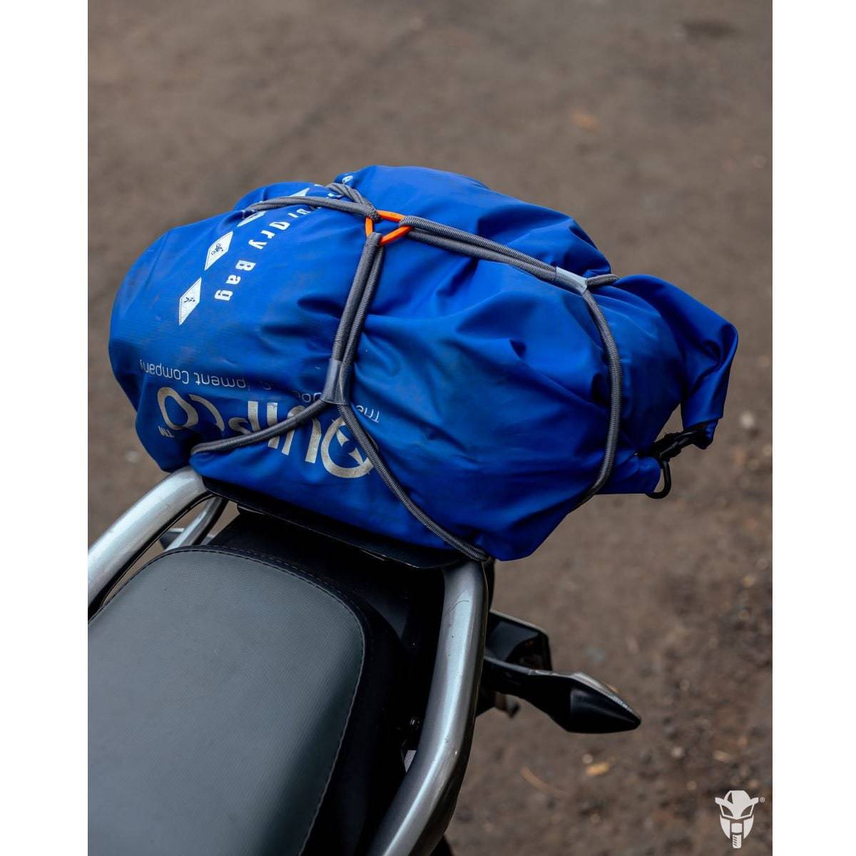 MotoTech Polyester Bungee 8 mm Ropes Grey and Orange_4