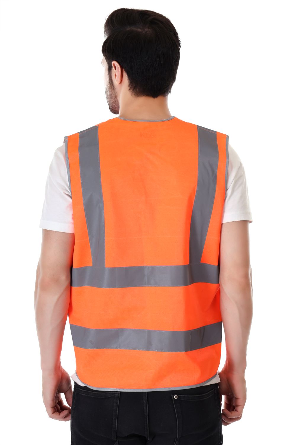 EVION Polyester Safety Jackets L ES-024 Reflective Orange_4