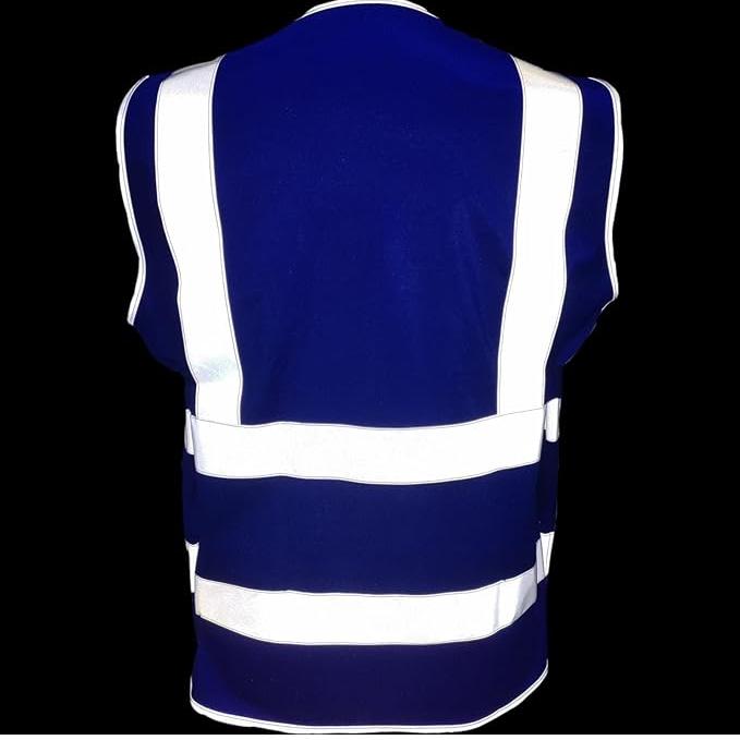 EVION Polyester Safety Jackets L ES-024 Reflective Royal Blue_1