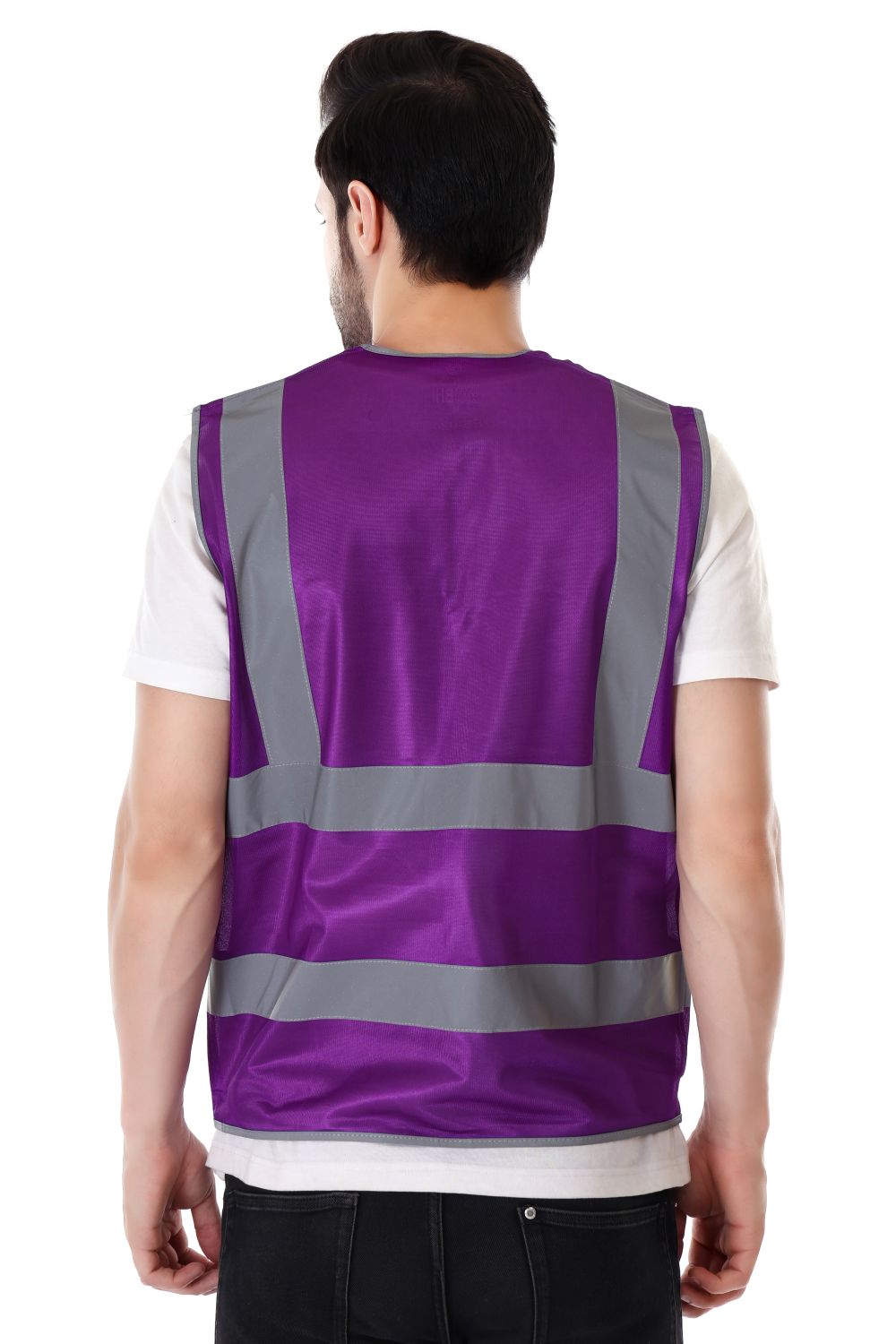 EVION Polyester Safety Jackets L ES-024 Reflective Violet_3