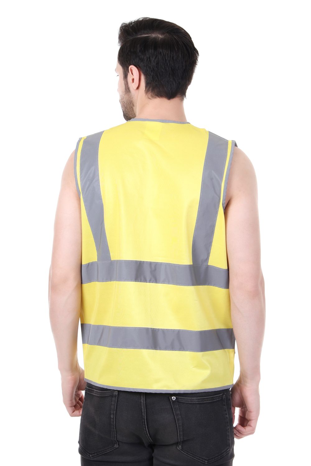 EVION Polyester Safety Jackets L ES-024 Reflective Yellow_3