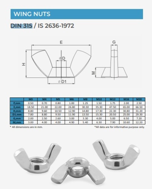 BIF Stainless Steel M10 Wing Nuts_1