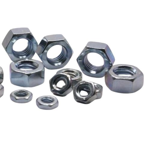 GSF M8 Hexagon Head Nuts Mild Steel 8 Zinc Plated DIN 24034_1