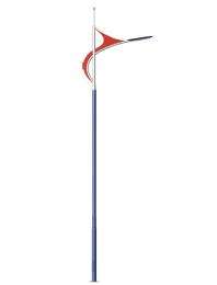 Hakke Mild Steel 8 m Black Decorative Light Poles_0