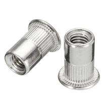 SIF M6 Threaded Open End Large Collar Nut Insert High Tensile Steel_0