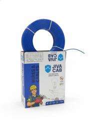 Jiva Cab 1 sqmm HRFR HR-FR-LSH-LF Electric Wire Blue 90 m_0