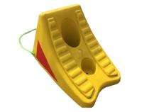 Nibha 350 mm Plastic Wheel Chock WC3 Yellow_0