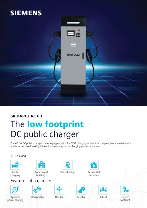 SIEMENS Outdoor EV Charging Outlet SICHARGE RC 60_1