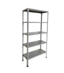 Asmee Mild Steel Angle Frame 5 Layers Industrial Racks 10 ft 1200 x 600 mm_0