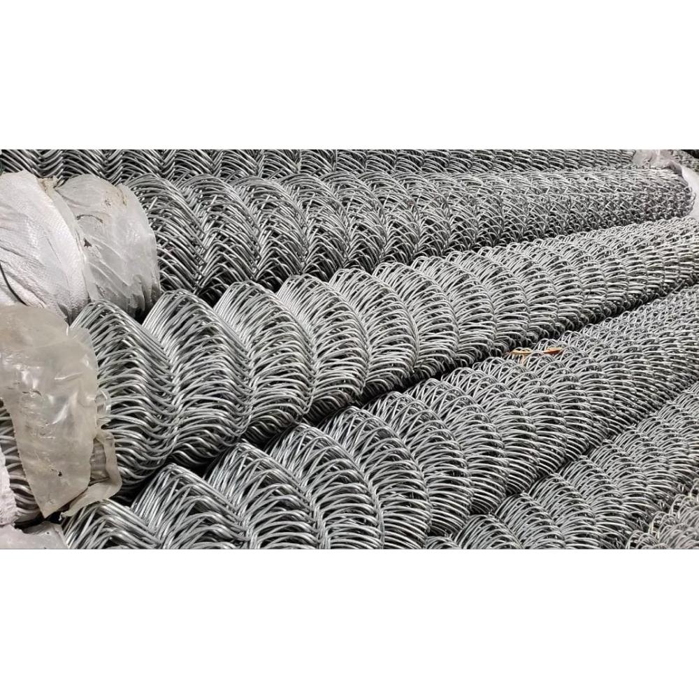 SHREE IRON 2 x 2 in Chain Link Fence 2.5 mm 6 ft 15.24 m Galvanized Steel_3
