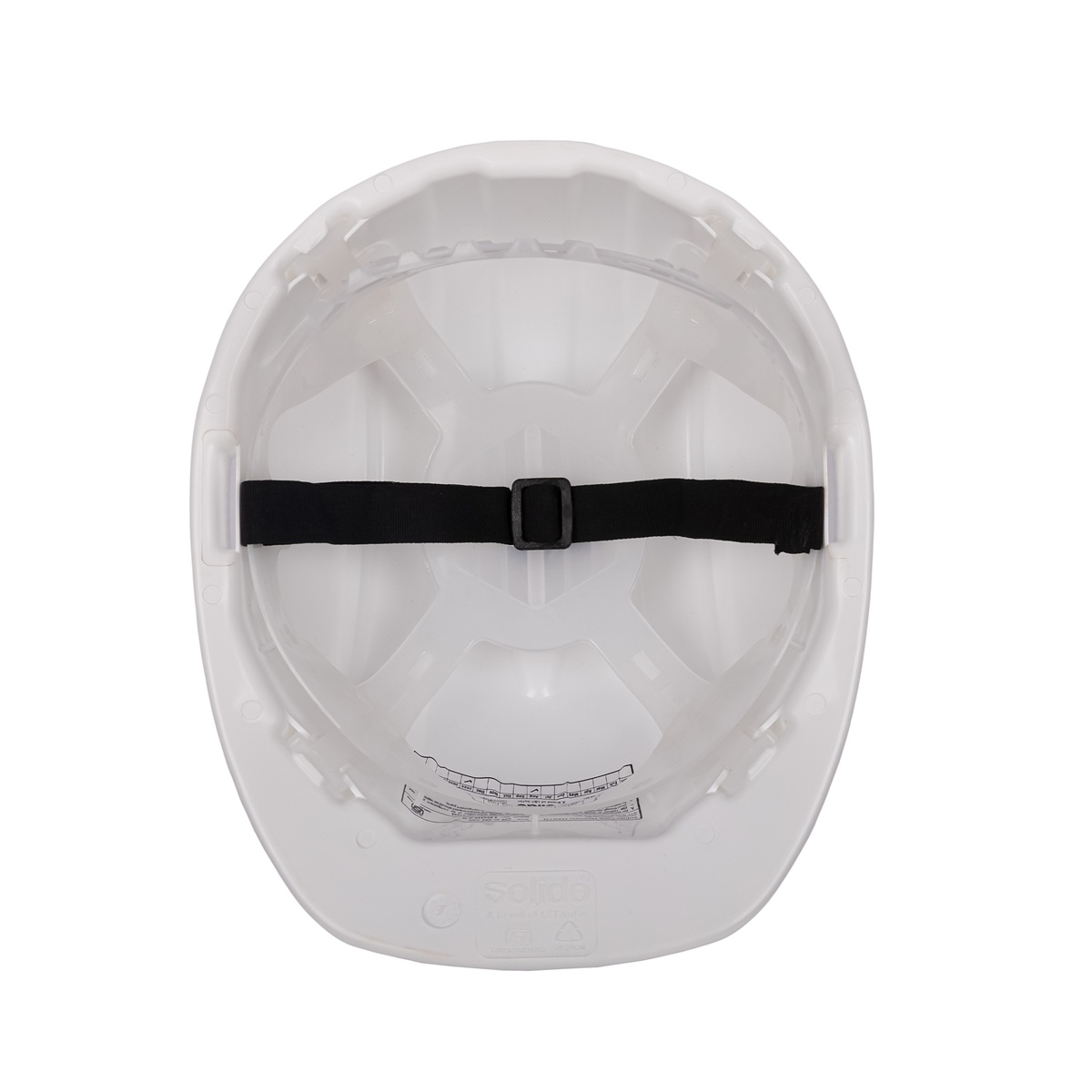 L&T SuFin Brand - Solido HDPE White Modular Safety Helmets Core HA01N_3