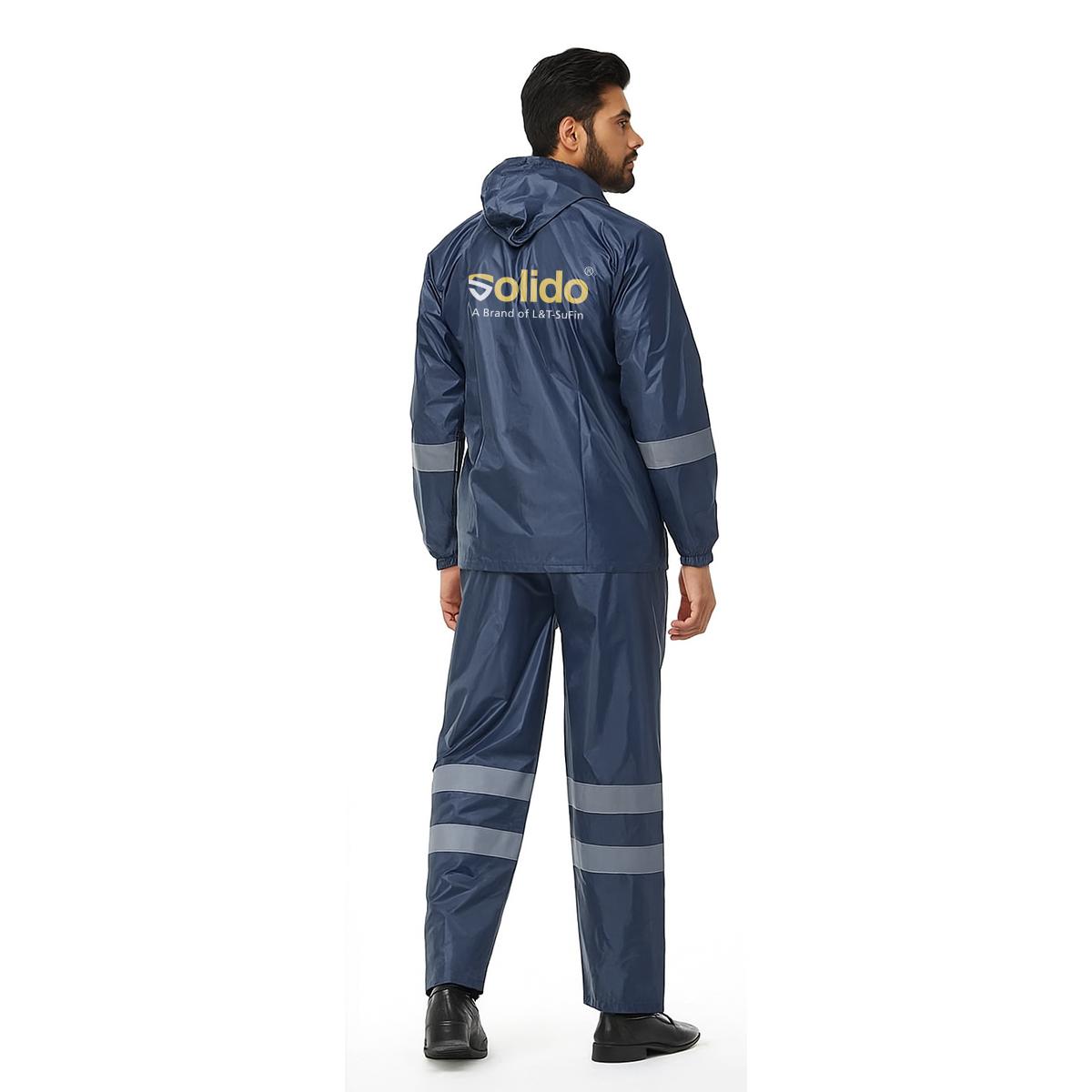 L&T SuFin Brand - Solido Polyester Raincoats L_2