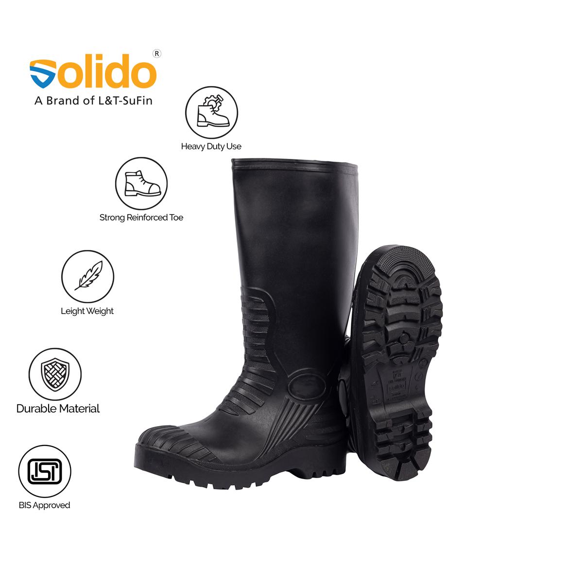 L&T SuFin Brand - Solido Terrain GA01 PVC Gumboots_1