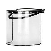 WINDSOR Plastic 8 x 16 inch Face Shield Visors Black and Transparent_0