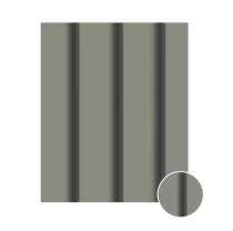 Pare Innov2+ Wave Light Grey Polymer Wall Cladding 1.1 mm_0