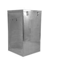 Stainless Steel Grain Storage Container 27.94 x 27.94 x 48.26 cm 20 kg_0