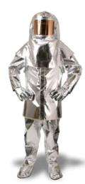 Kaival Full Sleeves Aluminized Glass Fabric Safety Suit_0