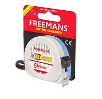 FREEMANS 19 mm ABS Measuring Tapes 5 m White and Blue_0