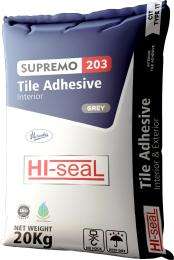 HI-seaL Supremo 203 Polymer modified cementitious Tile Adhesive 20 Kg_0