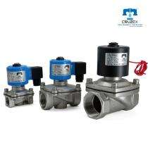 Cruzex CF8 1/4 inch 2/2 Semi Lift Diaphragm Direct Acting Solenoid Valves SLV_0