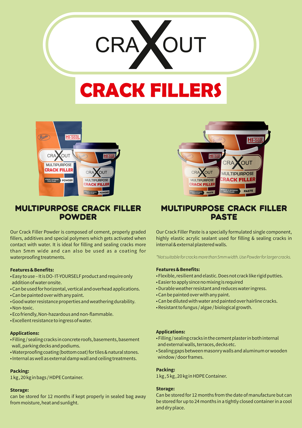 HI-seaL Acrylic Powder Wall Fillers 20 kg_2